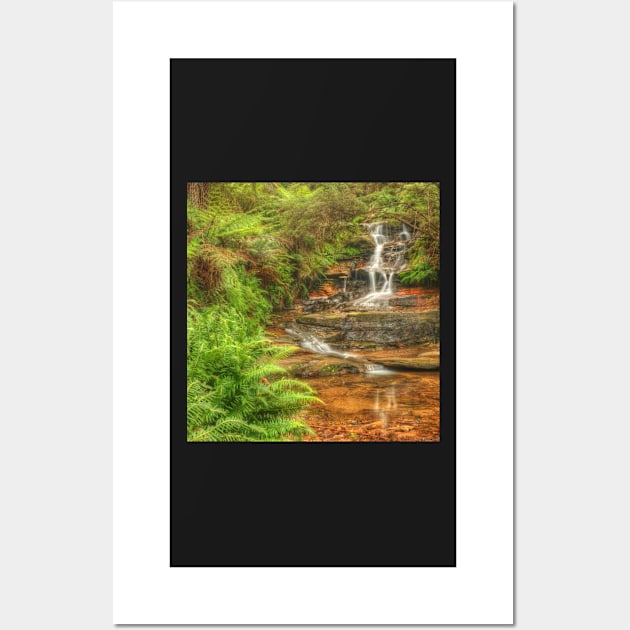 Mini Cascades at Leura Wall Art by Michaelm43